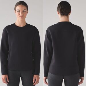 Lululemon Embrace The Space Crewneck Sweatshirt - Black - Women’s Size 12